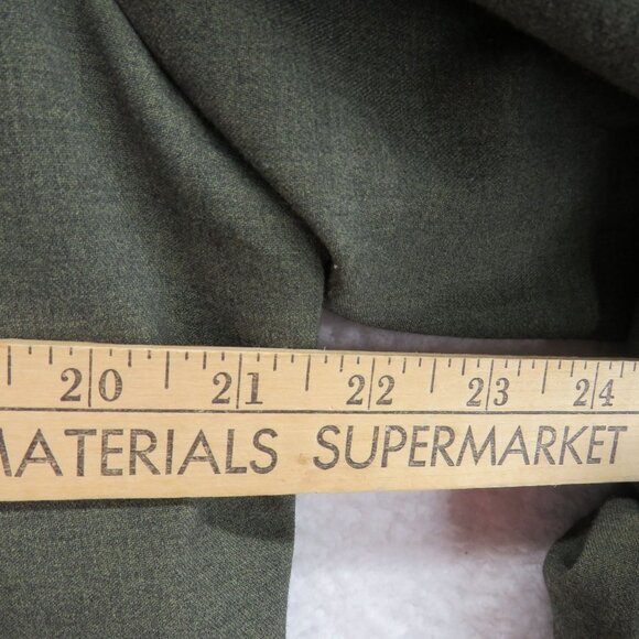 Lane Bryant Blazer Womens Size 18 Olive Green Button Up Jacket Pockets - Picture 6 of 7